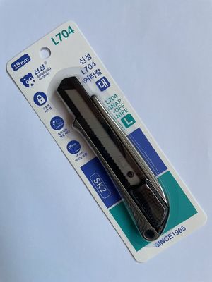 acheter Le couteau à main en alliage d'aluminium est un couteau de travail lourd de 18 mm avec lame en acier SK2 fabrication en ligne