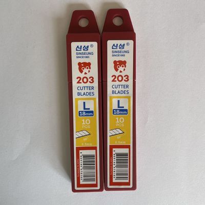 acheter Blade de coupe rapide de 18 mm à usage lourd, angle de 60 degrés, épaisseur de 0,5 mm Sinseung L203 fabrication en ligne