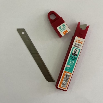 acheter Lames de cutter 9mm S104 pour films teintés, outil de teinte, lames argentées en acier à haute teneur en carbone fabrication en ligne