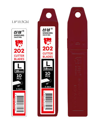 Construction durable 18 mm lames de coupure de carton argenté grand
