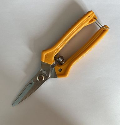 Manche orange ergonomie double lame ciseaux à usage professionnel à domicile