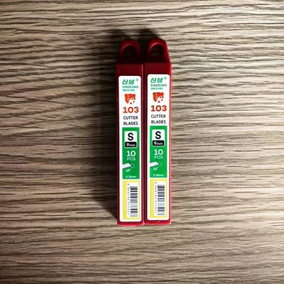 Lame de cutter de tapis de 86 mm de long, à casser