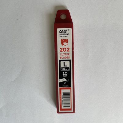 Lames de couteau ergonomiques super tranchantes Edge 18 mm angle 60 degrés SK2