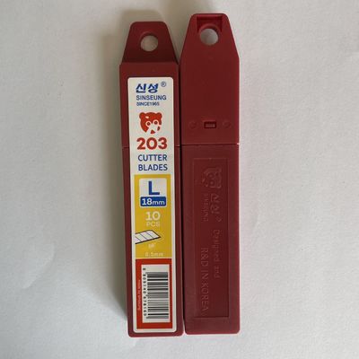 Lames utilitaires robustes SK2 de 18 mm, angle de 60 degrés, épaisseur de 0,5 mm