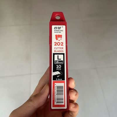 Lames détachables 18 mm pour loisirs créatifs
