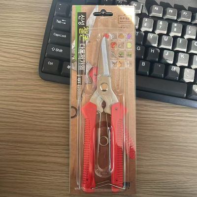 Maillot orange ciseaux dureté HRC 58-60 lames en acier SK5 résistantes à la rouille