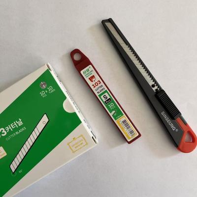Acier à haute teneur en carbone argenté 9 mm lames de remplacement 30 degrés de précision de coupe