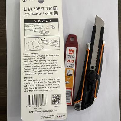 Couteau d'usage OEM ergonomie avec corps en aluminium