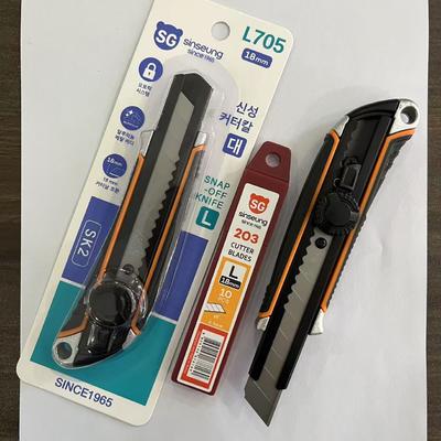 Résistant portable 18 mm coup de lame couteau en aluminium SK2 lame