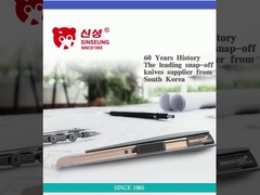 Couteaux utilitaires couteau à coupe en alliage d'aluminium de 9 mm avec lames supplémentaires de coupe de précision